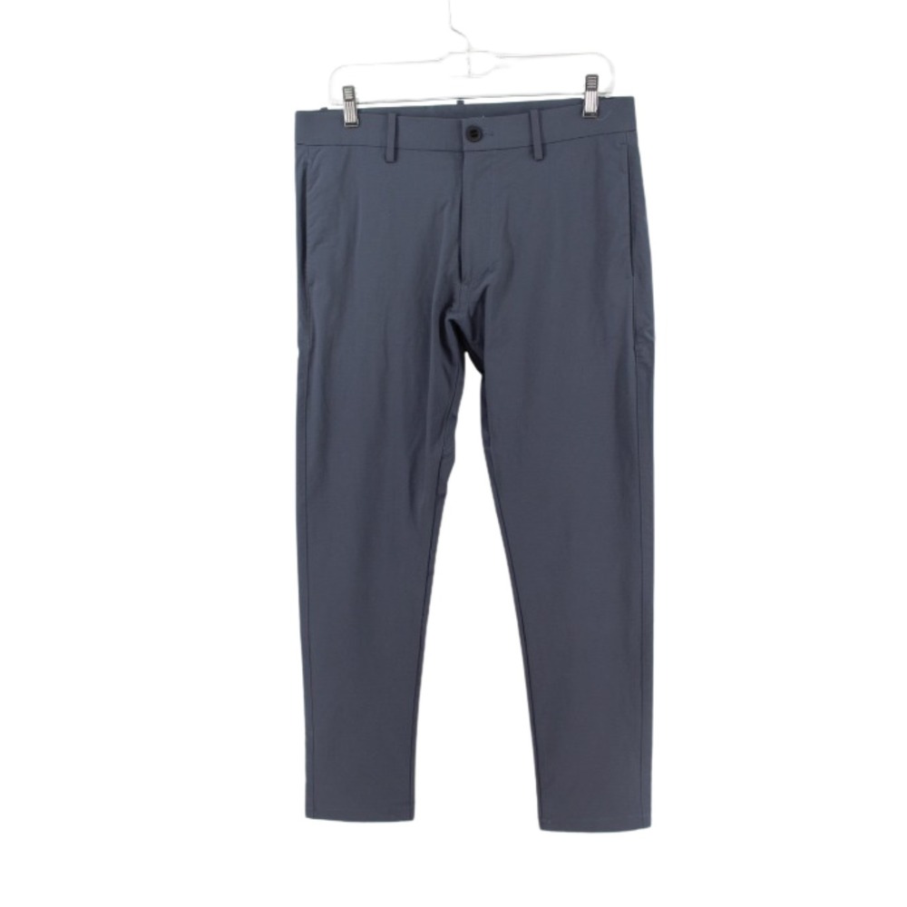 Western Rise AT Chino Pants Men's 32x33 Blue Gray Stretch‎ Business Casual